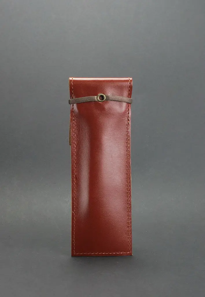 Шкіряний чохол для ручок 1.0 світло-коричневий - фото 4