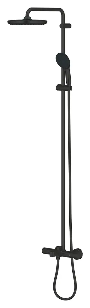 Душова система з термостатом для ванни Grohe Quickfix Vitalio Start 250 269882431, Чорний матовий - фото 4