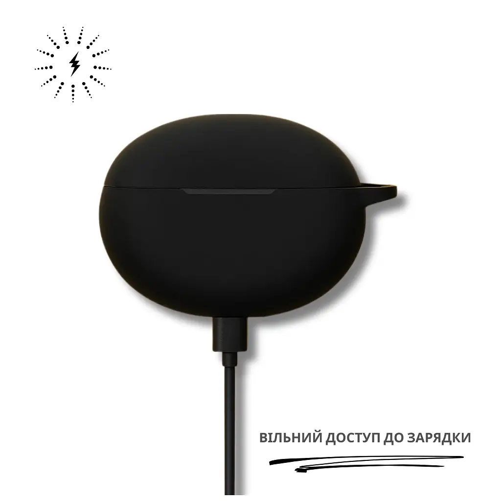 Чохол для навушників BeCover для OnePlus Buds Pro 3 Black (714835) - фото 5