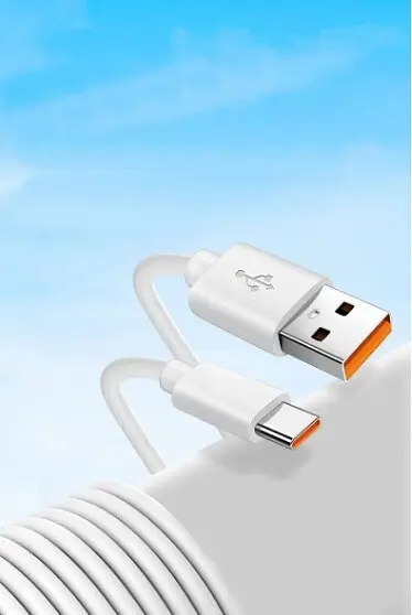 Кабель USB - Type-C 2А для заряджання та живлення 10 м Білий (USB Type-C 10m) Digital - фото 3