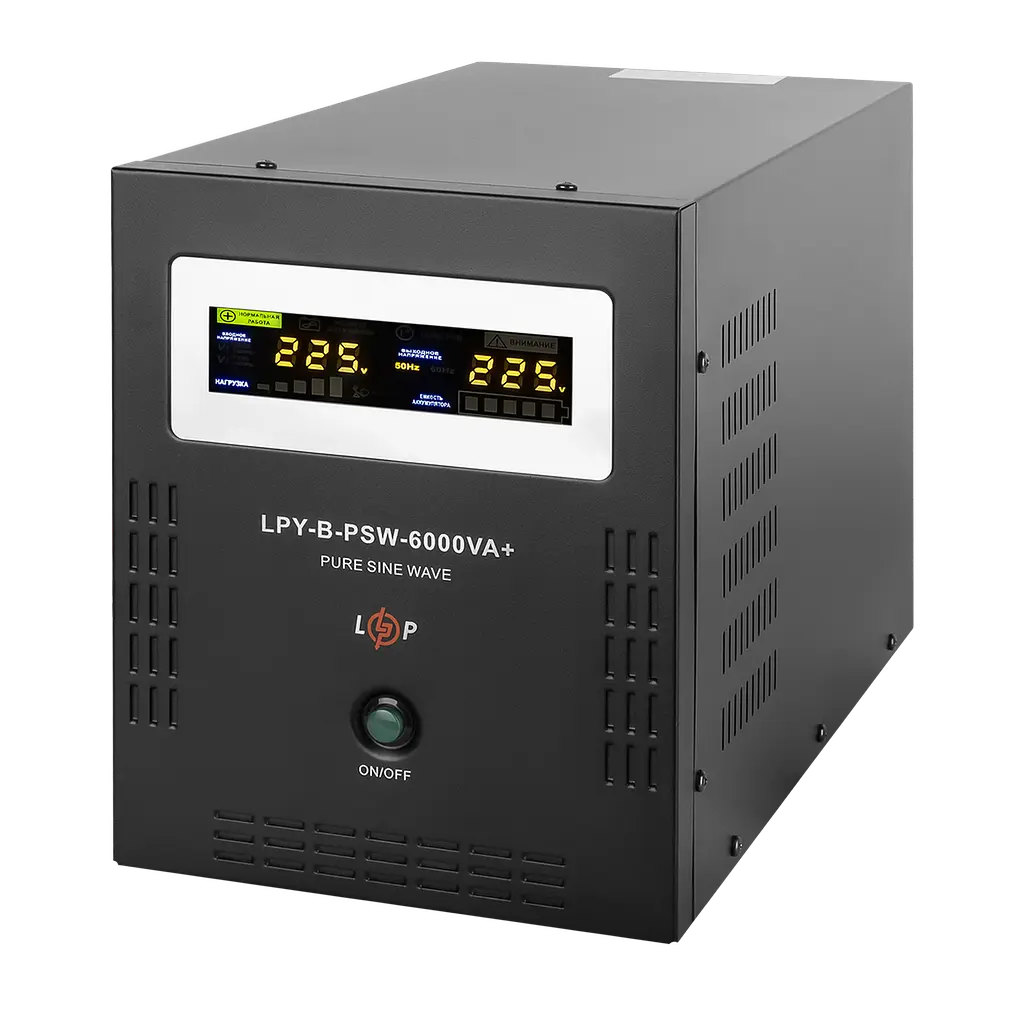 ДБЖ з правильною синусоїдою 48V LPY-B-PSW-6000VA+(4200Вт)10A/20A - фото 2