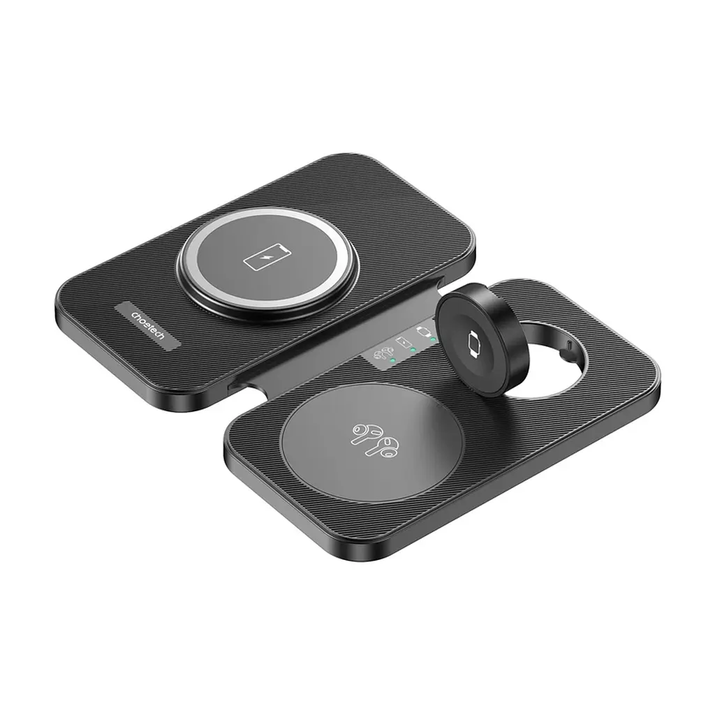 Зарядное устройство для Choetech Wireless magnetic 3-in-1 15W black (T616-F)