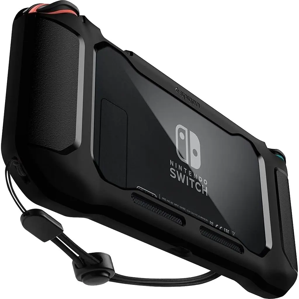 Чехол Spigen Rugged Armor для Nintendo Switch OLED Black (ACS01228) - фото 7