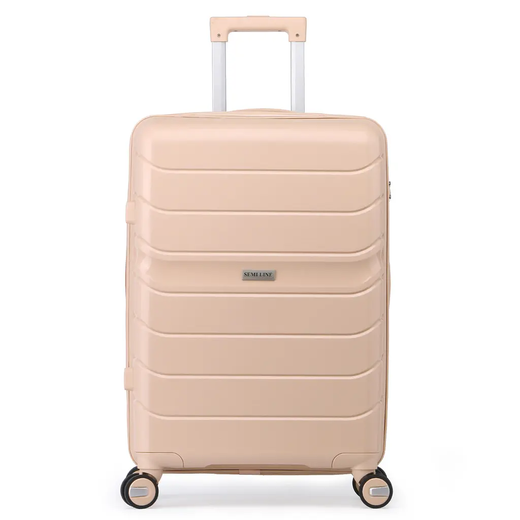 Валіза середня Semi Line 24 дюйми (M) дюйми (M) Polypropylene Cappuccino (T5770-2) - фото 2