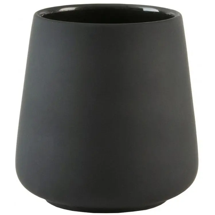 Склянка для зубних щіток МВМ MY HOME Jersey, 400 мл, чорний (BA-16 BLACK)
