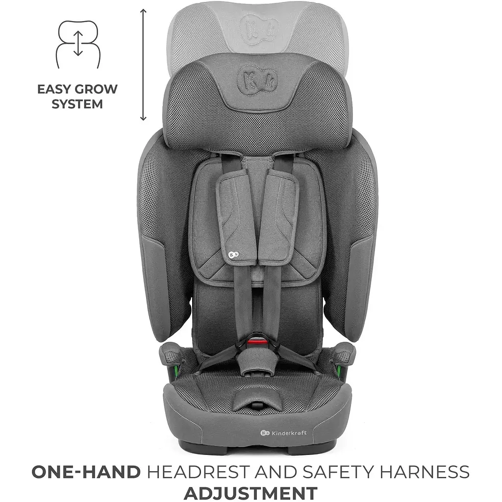 Автокресло Kinderkraft Fix2Go i-Size Grey (KCFI2GO0GRY0000) - фото 9