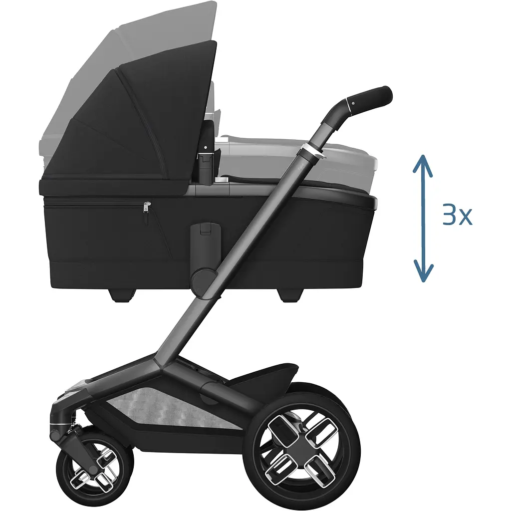 Коляска Maxi-Cosi Fame 2 в 1 Twillic Black - фото 14