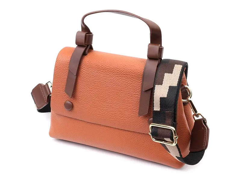 Жіноча шкіряна сумка Vintage 26х17х9,5 см sum0026616 - фото 2