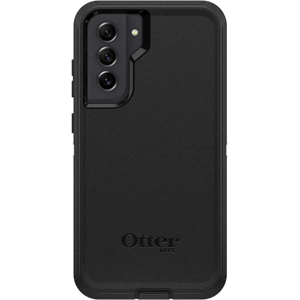 Чохол протиударний з кліпсою-підставкою OtterBox Defender Series Samsung Galaxy S21 FE (6.4") Black - фото 4