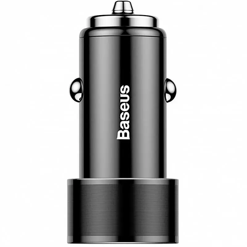 Автомобільний зарядний пристрій Baseus Small Screw with Lightning Cable 2USB 3.4A TZXLD-A01 Black - фото 7