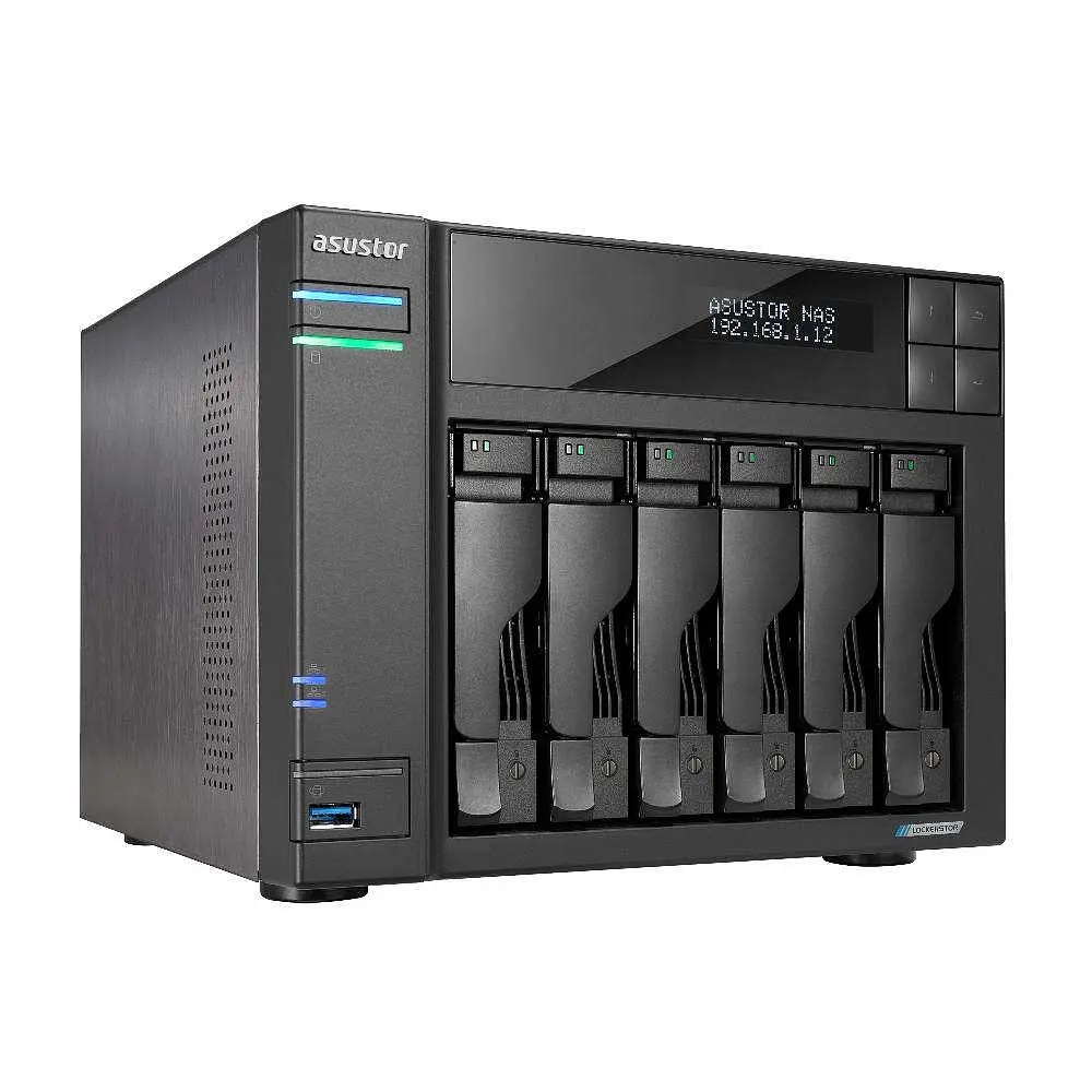 Сетевой накопитель Asustor Lockerstor 6 Gen2 (AS6706T) Black - фото 3