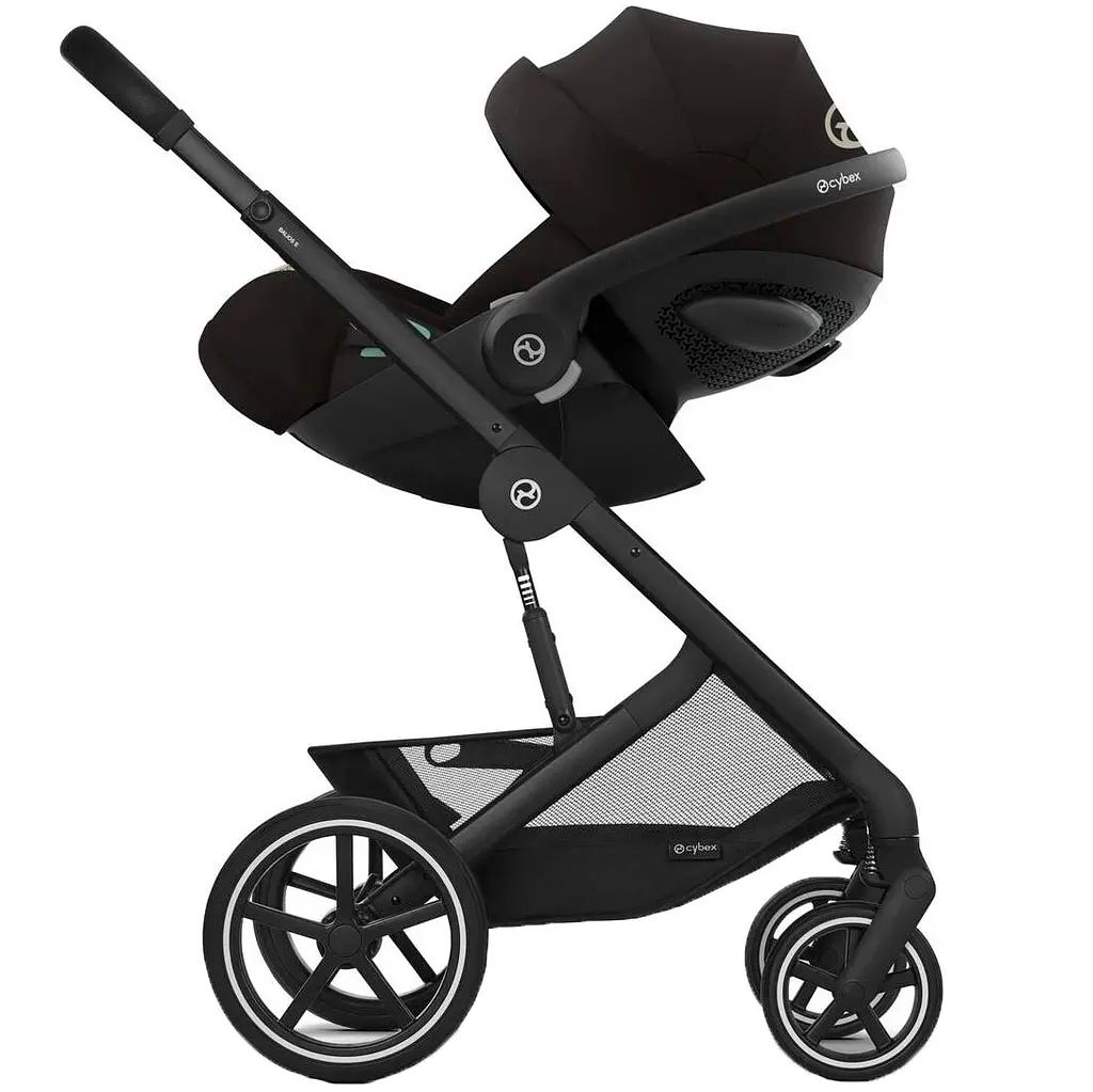 Прогулочная коляска Cybex Gold Balios S Lux BLK Moon Black с бампером (524001171) - фото 7
