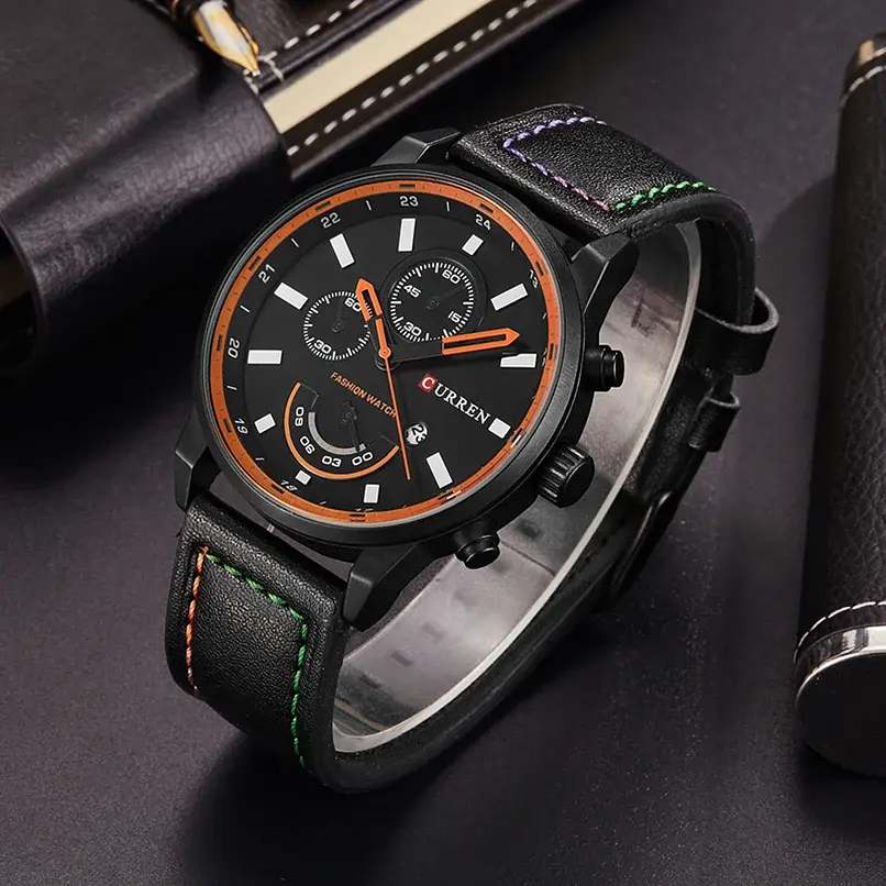 Часы наручные Curren 8217 Black (18684) - фото 3