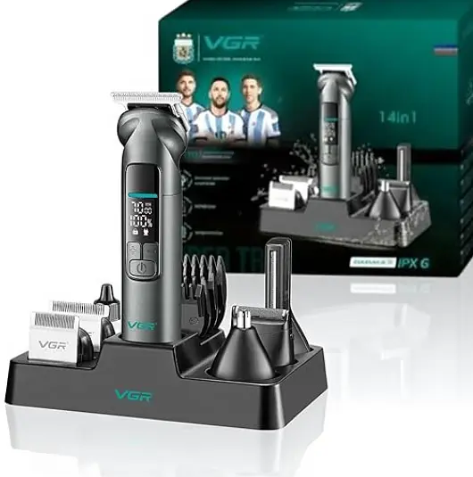 Професійний набір для догляду за волоссям VGR V-096 14-в-1 Grooming Kit for Men - фото 3