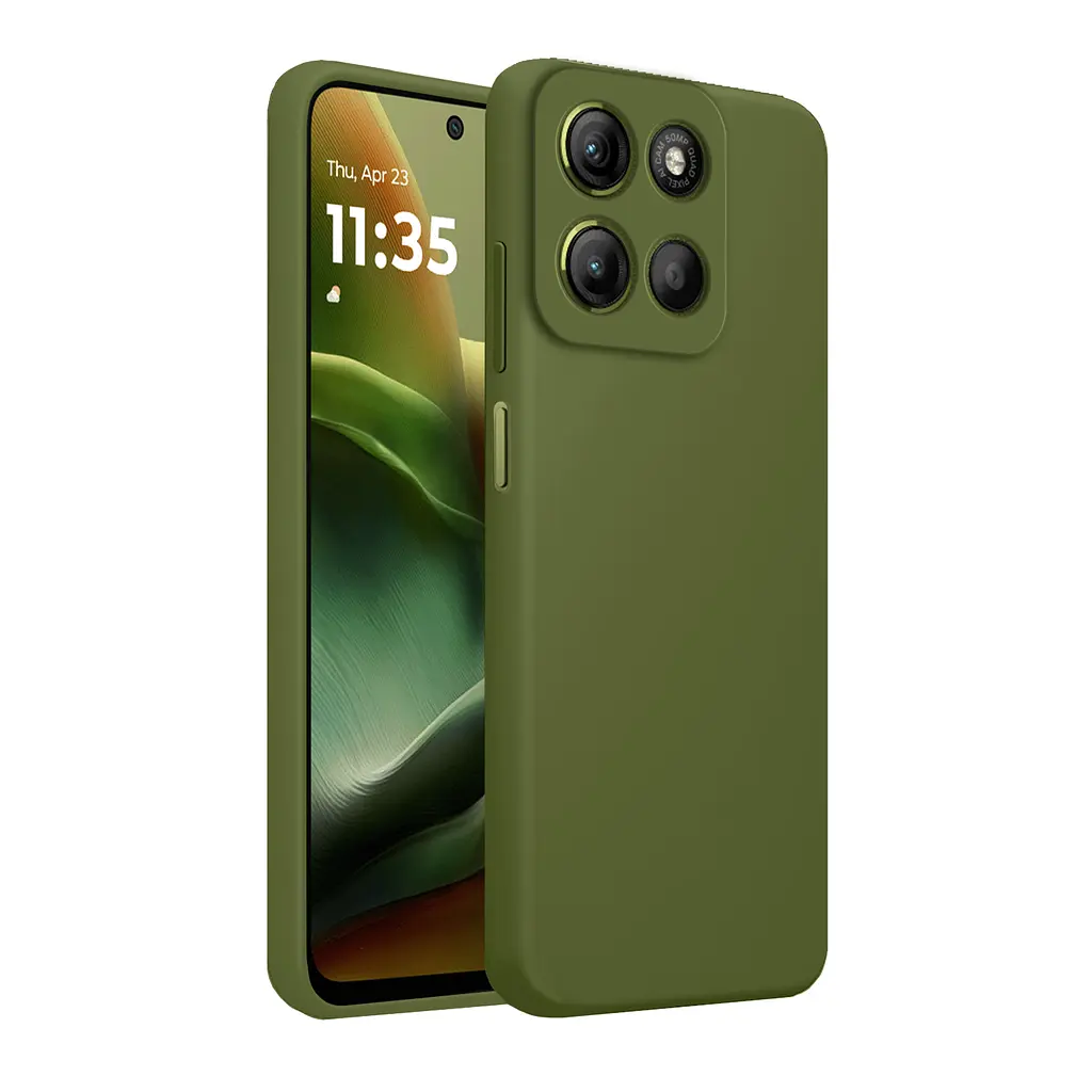 Чохол MAKE Motorola G15/G15 Power Silicone Iguana Green - фото 3