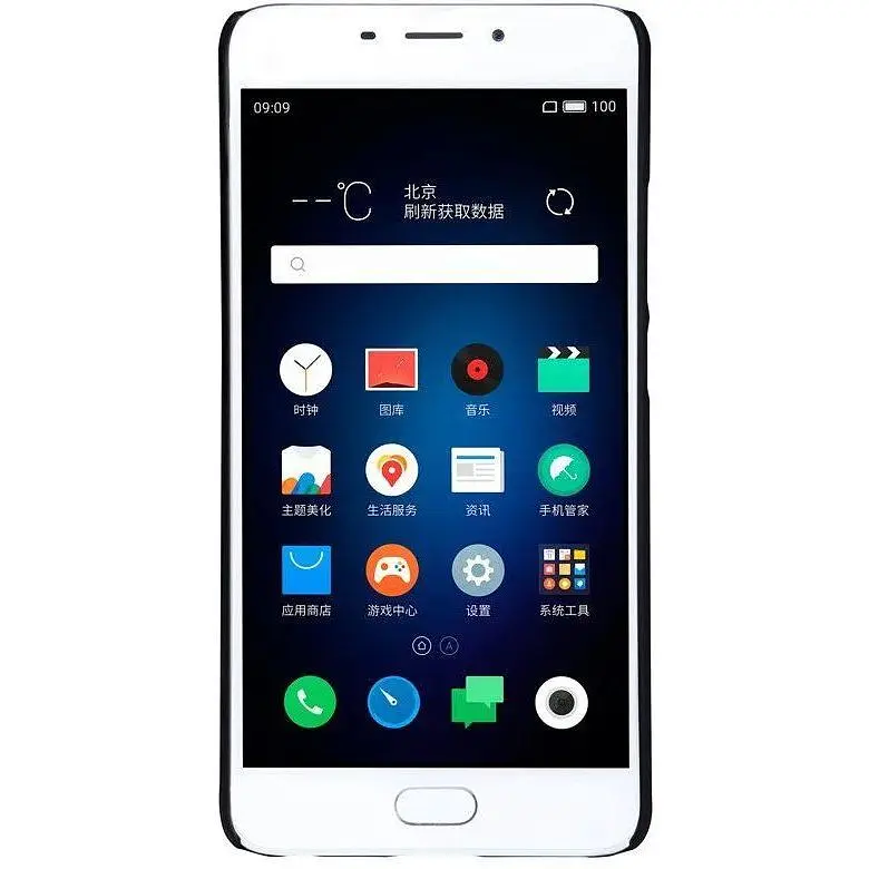 Чехол-накладка Nillkin Super Frosted Shield Meizu M3e Black - фото 3