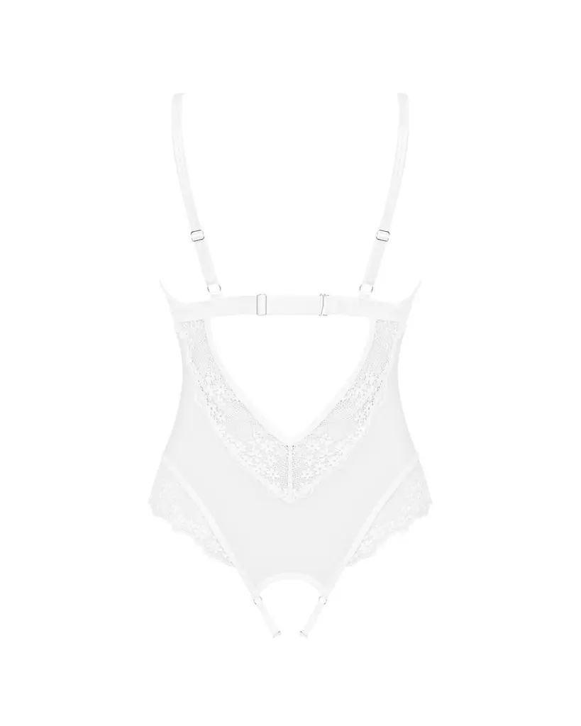Obsessive Heavenlly crotchless teddy XS/S - фото 4