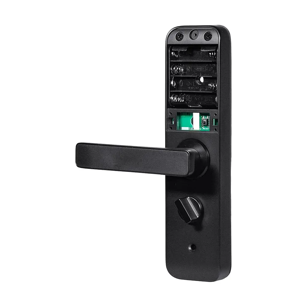Замок біометричний автономний Trinix TRL-7703WF Black L/R з Bluetooth, зчитувачем відбитків пальців і карт Mifare (65-00082) - фото 9