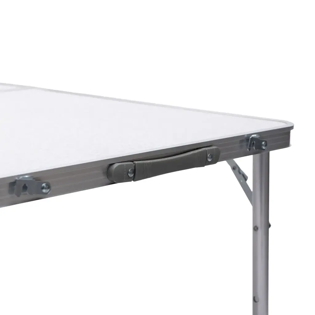 Стол для пикника LUGI JY-12060W раскладной со стульями 120х60х70/61/54 см белый - фото 8