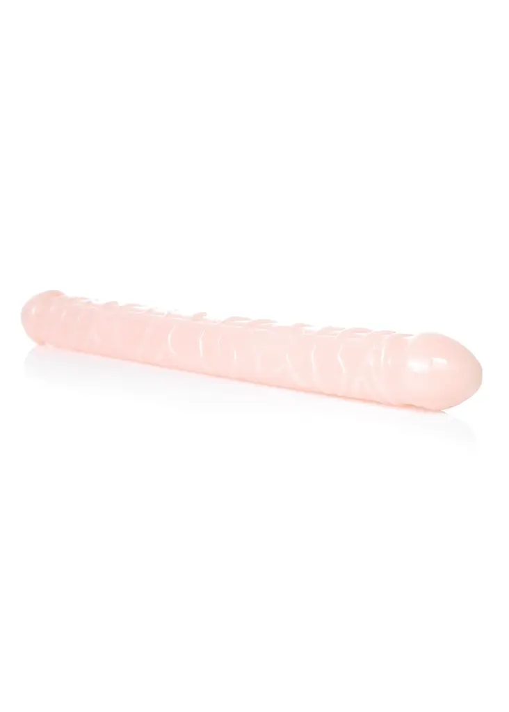 Двосторонній фалоімітатор B - Series EasyLove Flexible, 33.5 см (тілесний) - фото 2