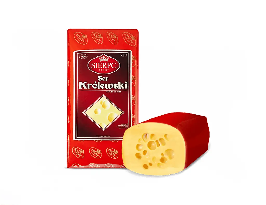 Сир "Королівський" ТМ "Sierpc" сичужний напівтвердий, 300 г
