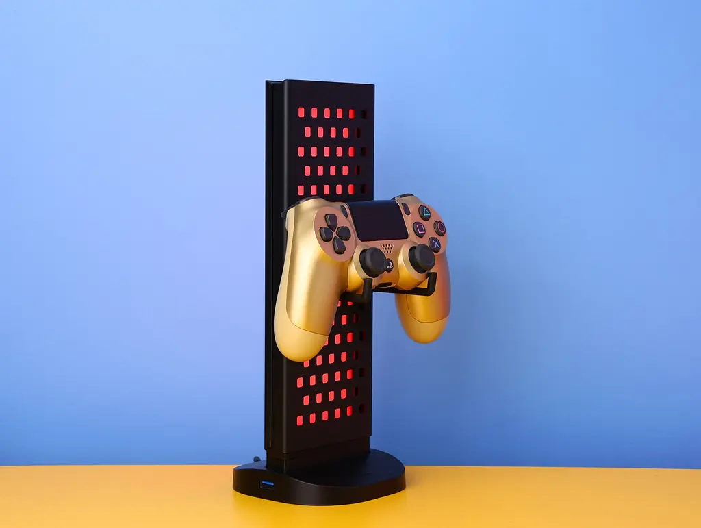 Геймпад Sony DualShock 4 V2 Gold (9895558) Б/У [164395] - фото 3