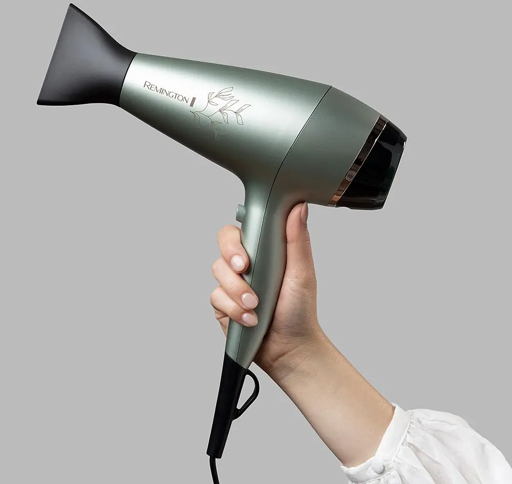 Фен Remington Botanicals, 2300Вт, 3 режими, дифузор, іоніз-я, хол. обдув, м'ятний - фото 4
