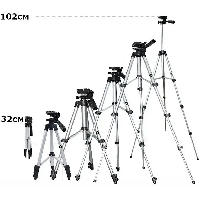 Кольцевая LED лампа AC Prof 1702 со штативом 20 см [75767] - фото 3