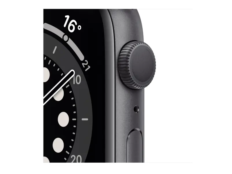 Смарт-годинник Apple Watch Series 6 40mm Space Gray Aluminum Case with Black Sport Band (MG133) - фото 5