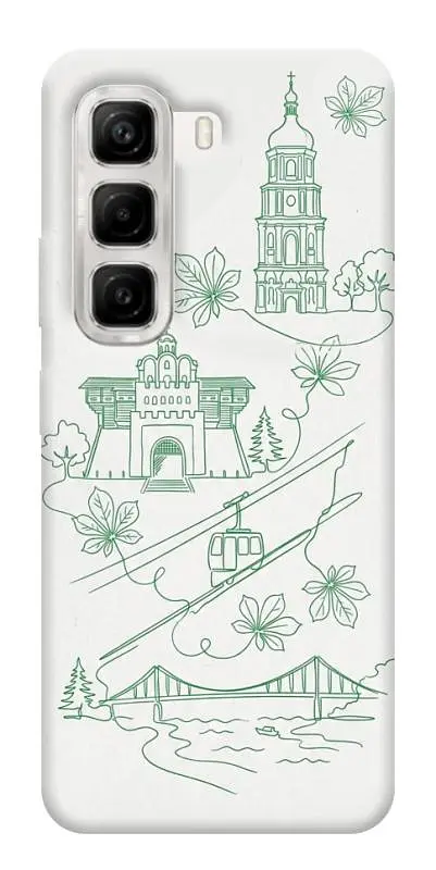 TPU чохол Demsky Heart of Kyiv для Infinix Hot 50 4G