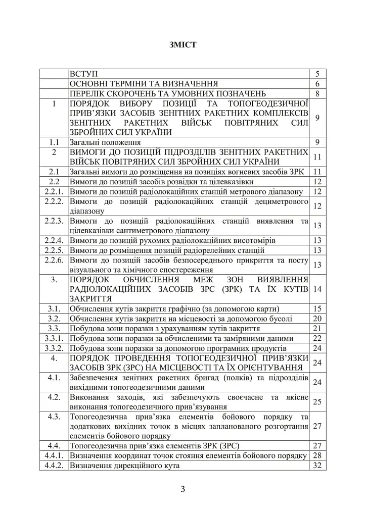 Порядок вибору позиції та топогеодезичної прив’язки засобів зенітних ракетних комплексів зенітних ракетних військ Повітряних Сил Збройних Сил України - фото 2