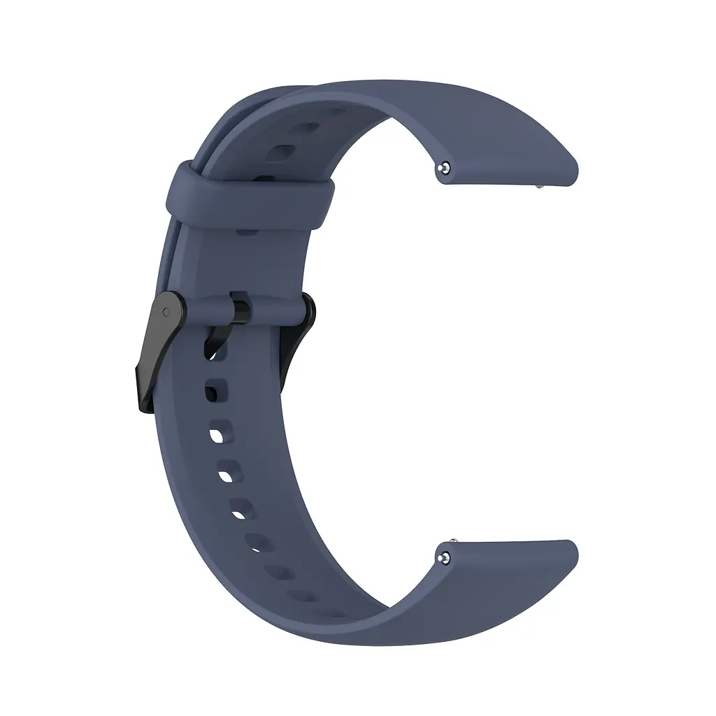 Ремінець силіконовий для смарт-годин BeWatch HW Huawei Watch 22 мм СіроСиній (102HW05) - фото 4