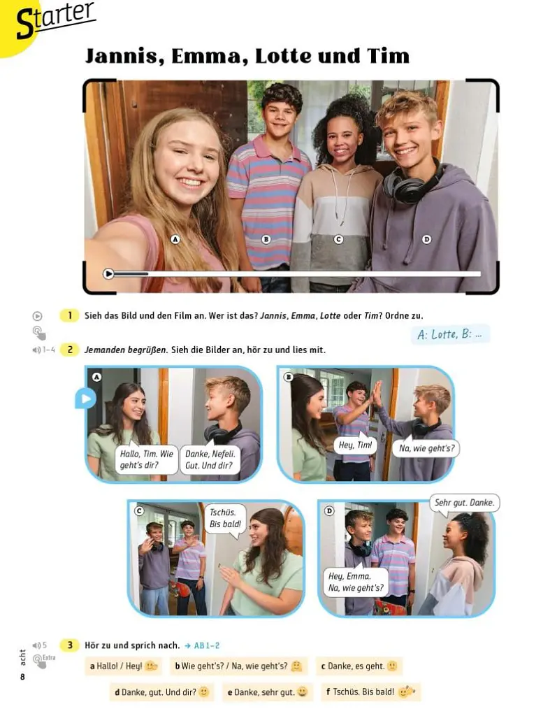 Gefällt mir! A1.1 Kursbuch plus interaktive Version Deutsch für Jugendliche Deutsch als Fremdsprache - Ютта Орт-Чамбах - фото 2