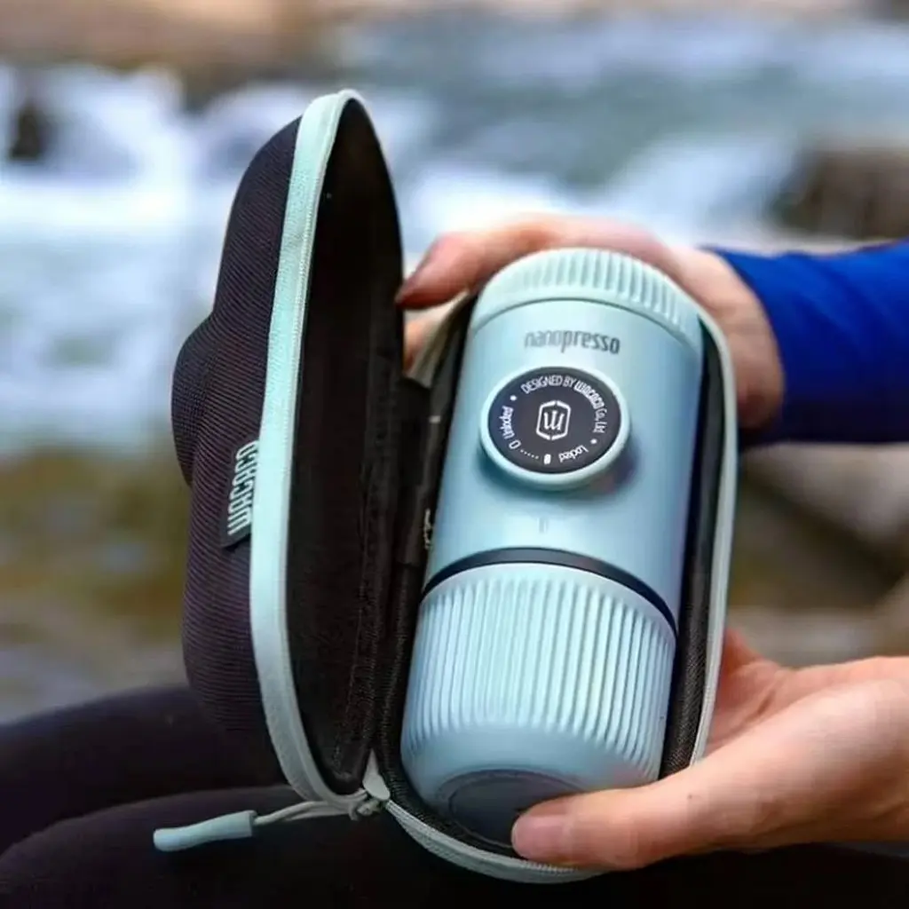 Портативна кавоварка Wacaco Nanopresso + Case Blue (WNANOBLUE) [168813] - фото 4