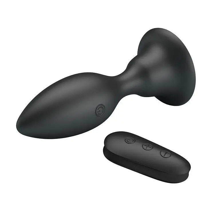 Анальна пробка MR Play Vibrating Anal Plug 10.8 см (чорний) - фото 7
