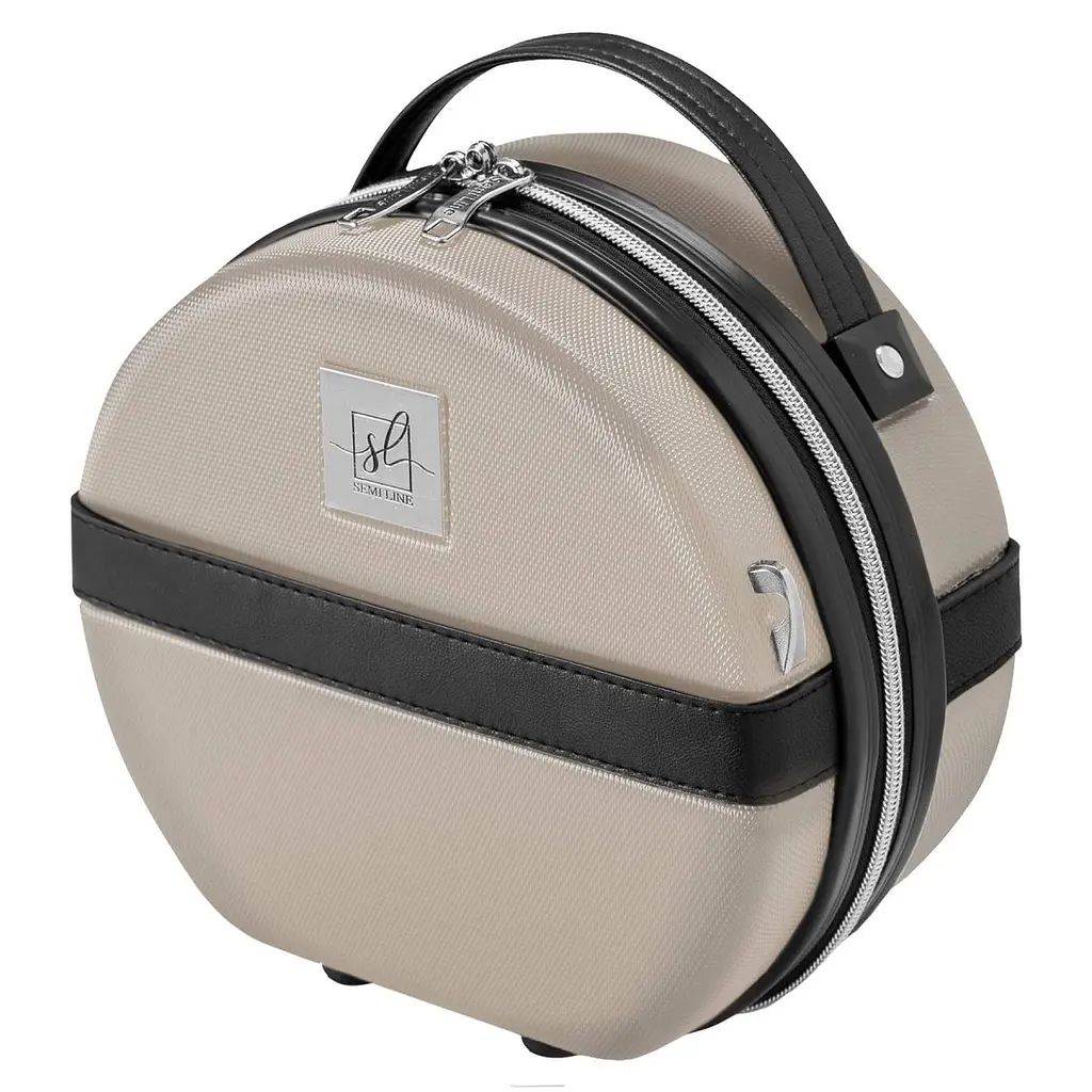 Бьюті-кейс Semi Line 5L Champagne/Black (T5674-1) - фото 9