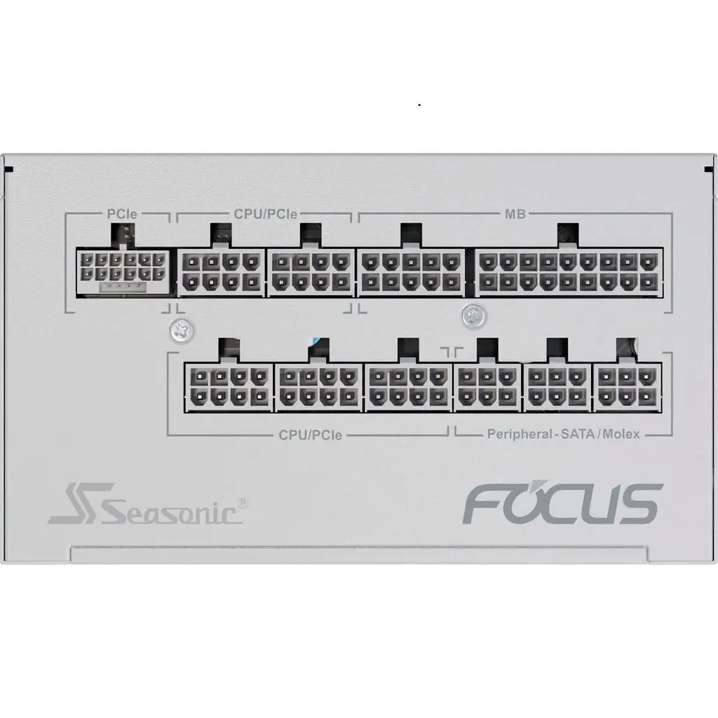 Блок живлення Seasonic Focus GX-1000W V4 ATX 3.1 80+ Gold White (FOCUS-GX-1000-ATX31-WHITE) - фото 6