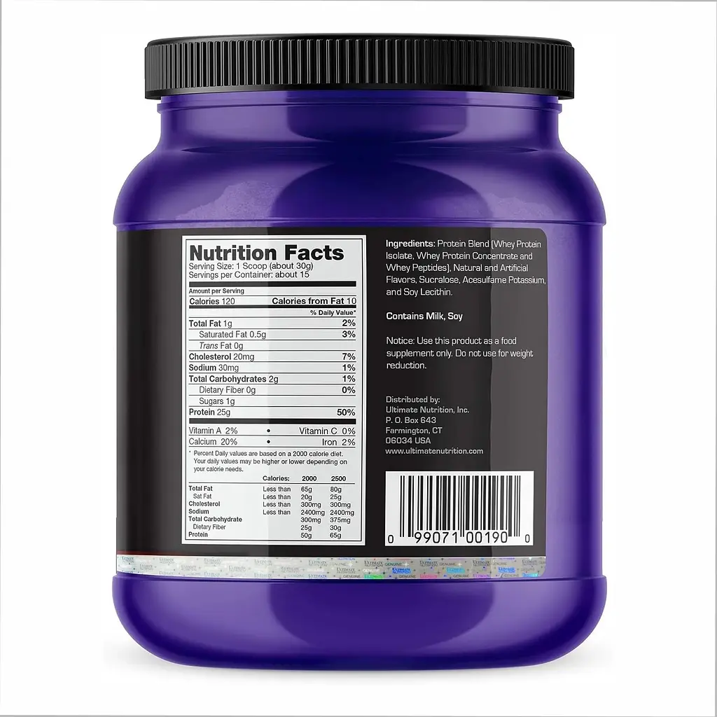 Протеїн Ultimate Nutrition Prostar Whey 1lb Chocolate 454 г - фото 2