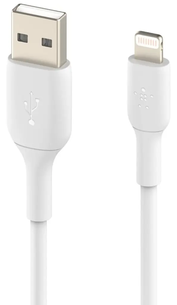 Кабель Belkin USB-A > Lightning зарядка/синхронизация 2м, 12Вт, PVC, белый teh0013626 - фото 3