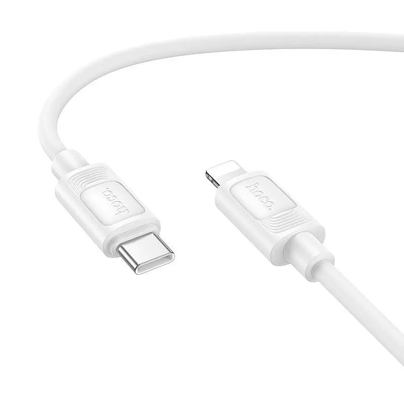 Кабель HOCO C to Lightning Benefit PD silicone charging data cable X122 1m, 27W - фото 3