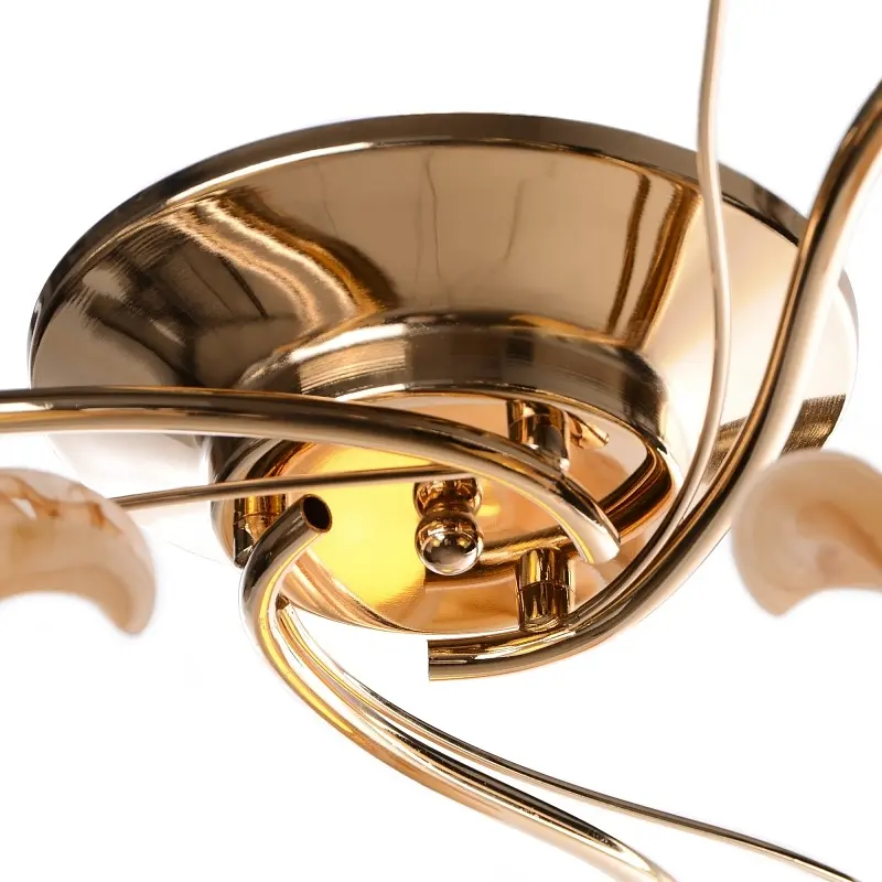 Люстра потолочная Brille классическая E14 40W G (LK-277C/3) - фото 2