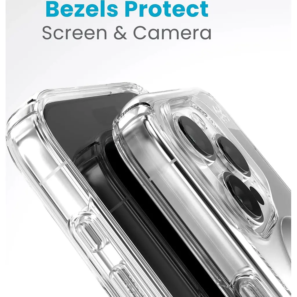 Чохол прозорий протиударний Speck Presidio Clear Case MagSafe для Apple Iphone 15 Pro (6.1") 150559-3240 - фото 8