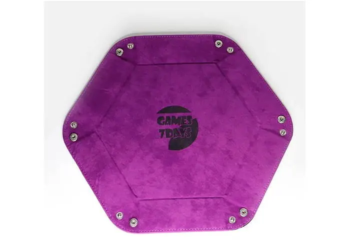 Настільна гра Games 7 Days Лоток для кубиків Hexagon dice tray - Light purple (g7dhexdt04) - фото 4