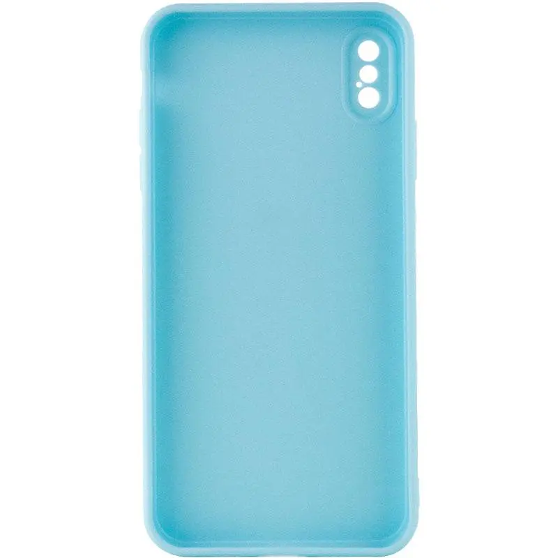 Силіконовий чохол Candy Full Camera для Apple iPhone XS Max (6.5) Бірюзовий / Turquoise - фото 2