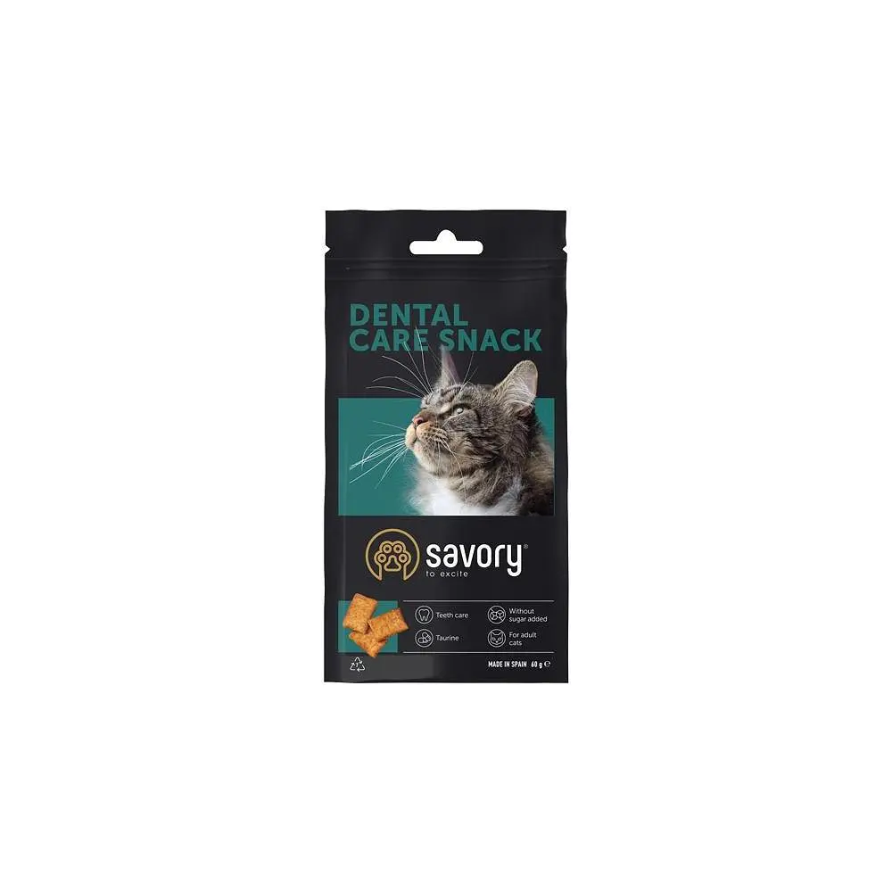 Хрусткі ласощі Savory Snack Подушечки для заохочення кішок, здоров'я зубів, 60 г - фото 9