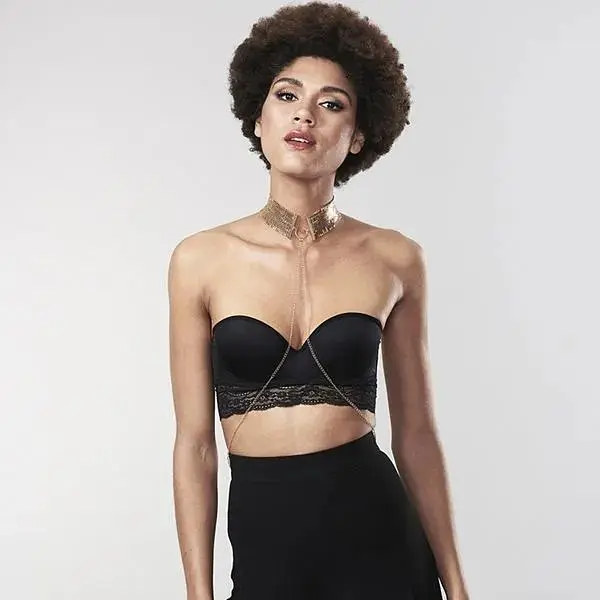 Намисто-комір Bijoux Indiscrets Desir Metallique Collar - Gold - фото 7
