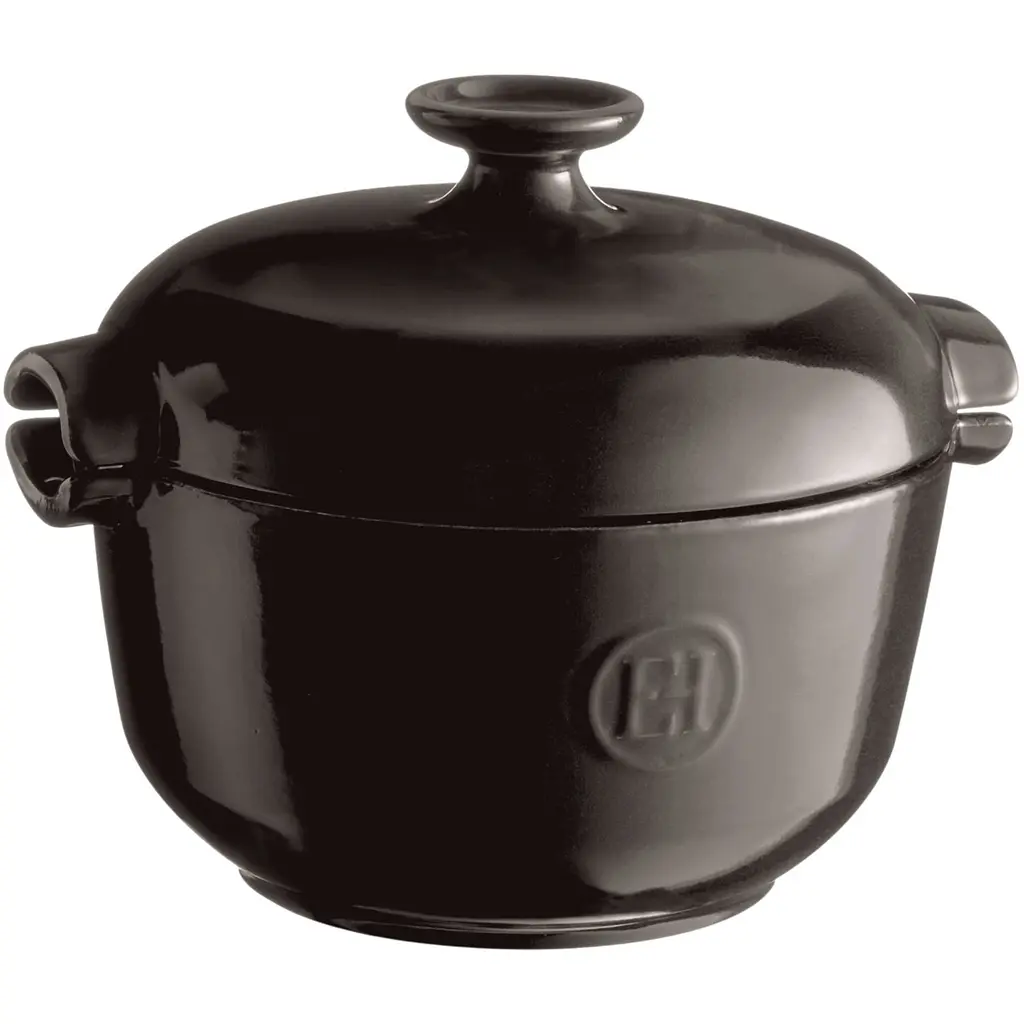Кастрюля для риса Emile Henry Flame 19.5x20.5 см черная (794577) - фото 2