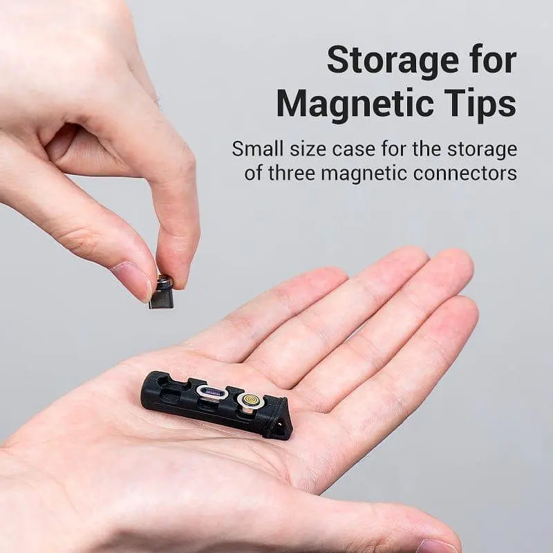 Кейс Vention 3-slot Magnetic Connector Storage Case Black (KBUB0) - фото 3