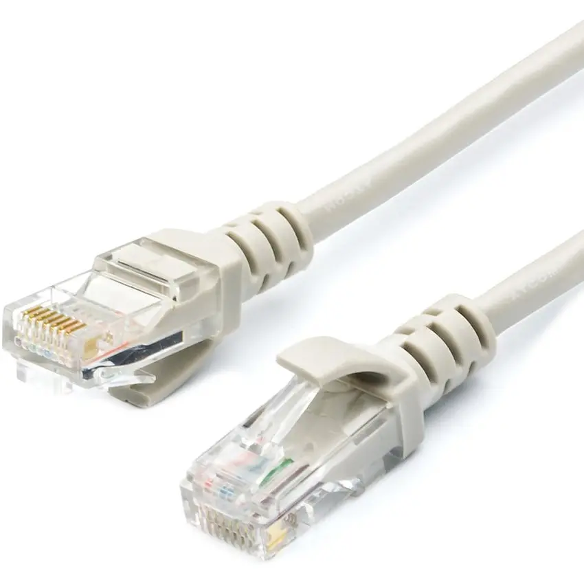 Патч-корд литий, UTP, RJ45, Cat.5e, 3m, сірий - фото 3