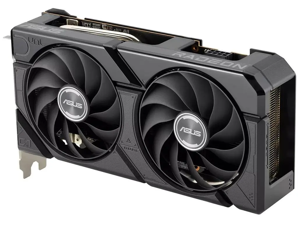 Відеокарта ASUS AMD Radeon RX 7600 8GB DUAL OC EVO (DUAL-RX7600-O8G-EVO) (GDDR6, 128 bit, PCI-E v4.0) - фото 3